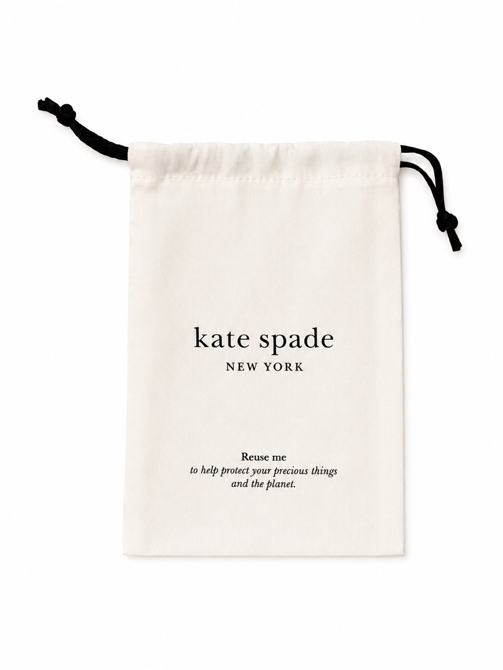 Kate Spade New York Small Drawstring Dust Bag Pouch Storage Bag